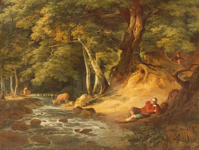 Jacques and the Wounded Stag, 1790 by George Romney